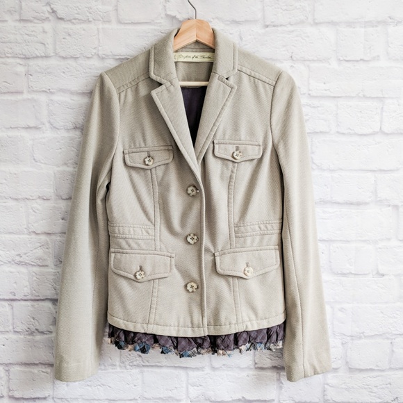 Anthropologie Jackets & Blazers - Anthropologie Salute to Ruffles Blazer